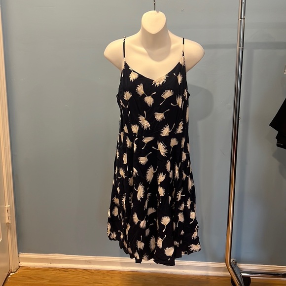 Old Navy Dress XL Navy with white wishies - Picture 7 of 8